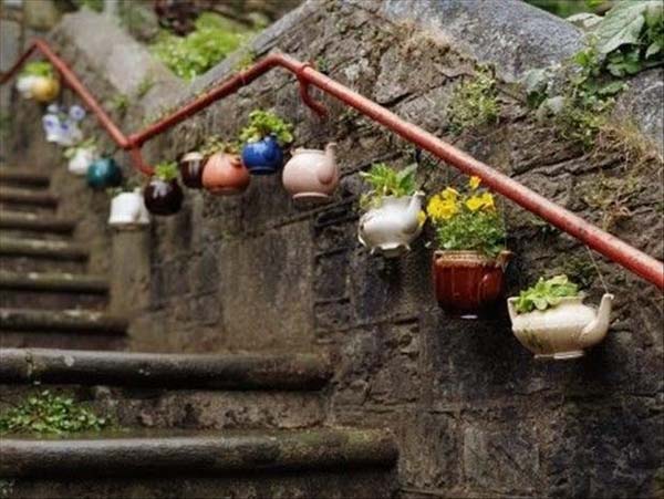 8.) If you happen to have an excessive amount of teapots (or just one).