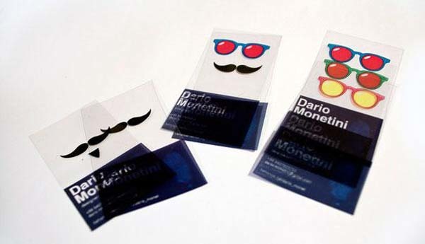 10.) A stylish transparent business card