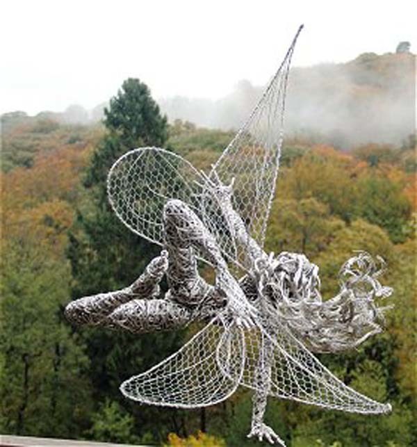 Incredible Fairy Wire Sculptures Turn Any Backyard Into A Magical Garden. ViralNova