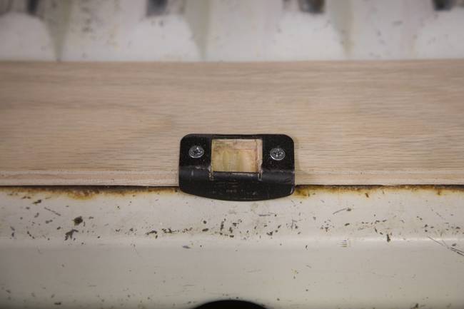 The latch.