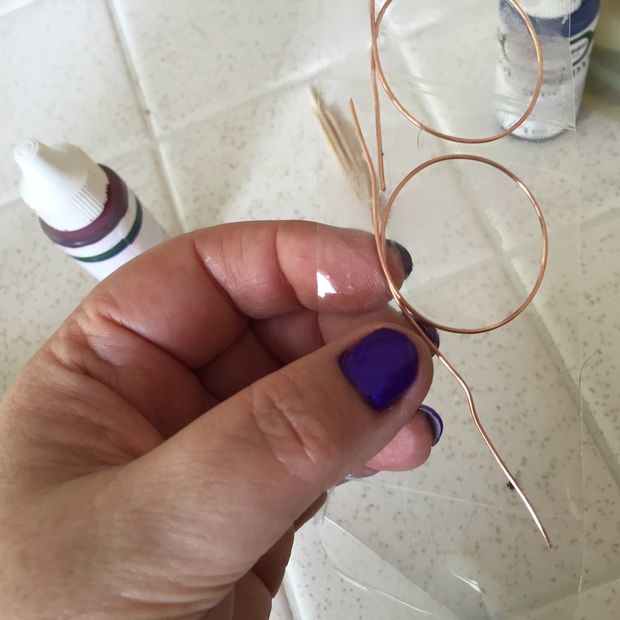 First, make the shapes you want your earrings or necklace pendant to be -- get creative!