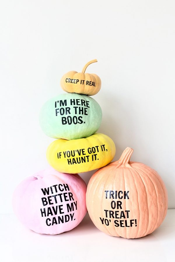 For all the sassy homeowners out there, try making these pun-kins.