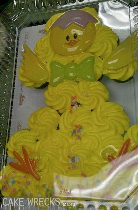 This yellow-riffic fail is hard on the eyes, and that's not even a comment on the shape.
