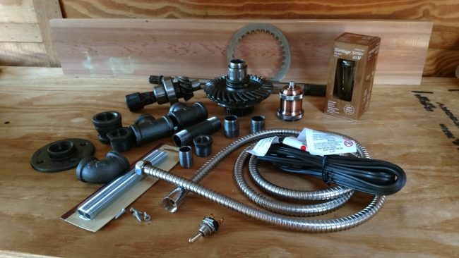 In addition to his motorcycle scraps, Kai028 stopped by his local home improvement store for some lighting and electric equipment as well as some plumbing supplies.