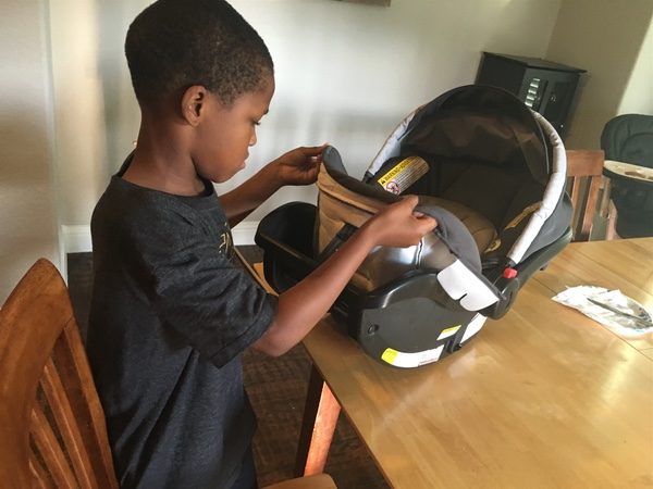 After hearing that his neighbor's six-month-old baby died in a hot car, he made it his mission to prevent it from happening to other kids.