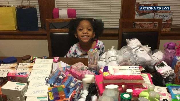 Armani has been inspired to help those in need since an early age (even earlier than six) because she once saw her brother give food to a homeless person. It was in that moment that she decided she could use her resources for good.