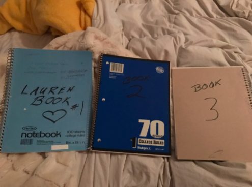 Until she was five, he made sure to put all of their best memories in writing.