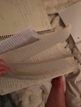 “The notebook is just filled with daily things that we did,” she continued. “We went to the zoo a lot, and flew kites, and throughout the notebooks he gave me advice.”
