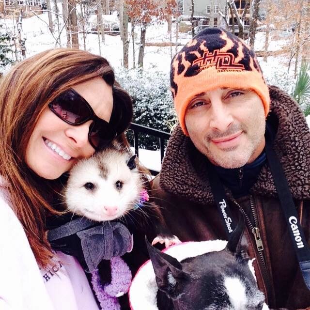 Nearly two years later, they can't imagine life without their little opossum buddy!