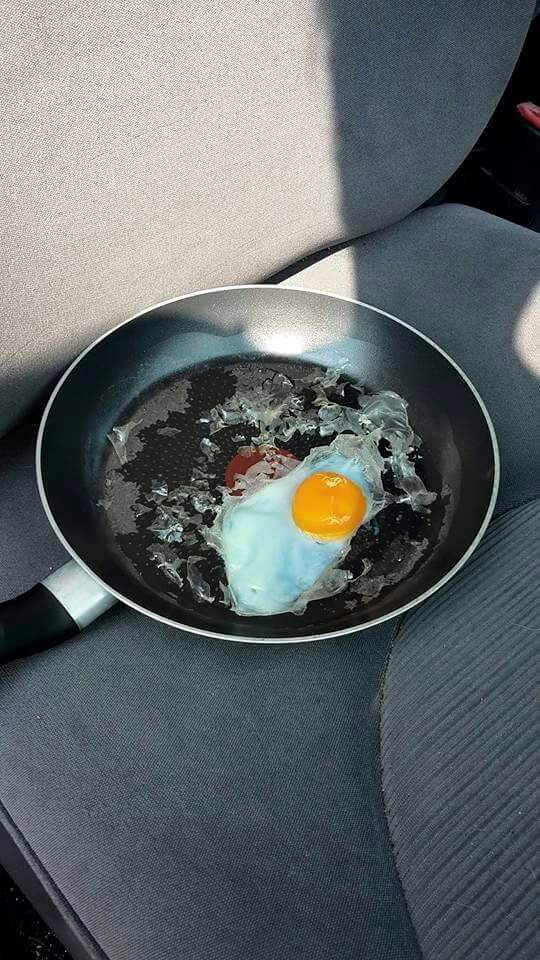 And here's the egg after 15 minutes.