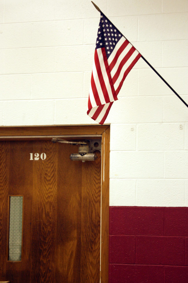 The first grader, when questioned, revealed some strong opinions about the politics of reciting the pledge, saying, "he was doing it to protest the government of the United States, as it was racist, greedy and does not care about people.”