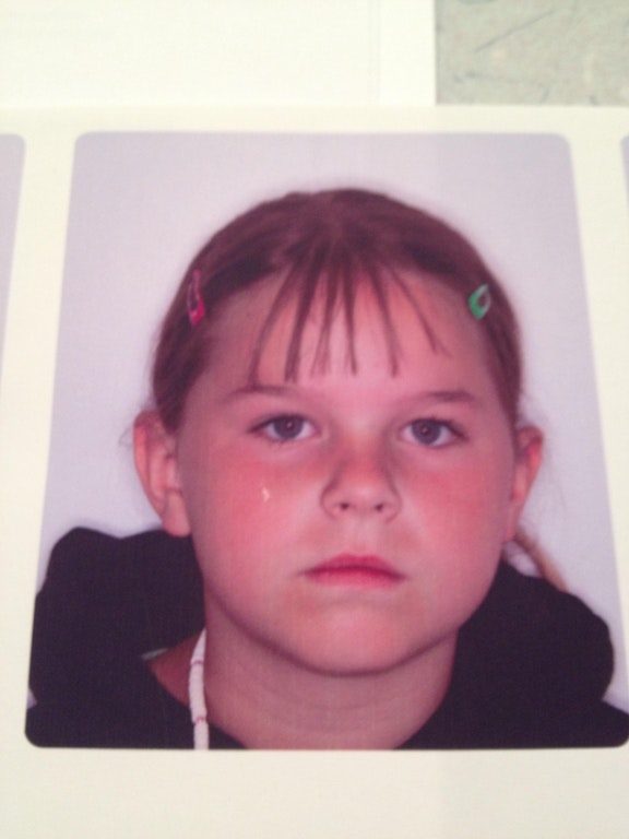 Remember when bangs were all the rage? Yeah, she doesn't either.