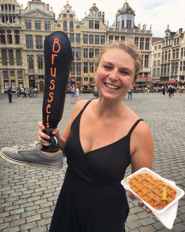 She posted an album of her trip and her great attitude was on display, too. "Everyone has sh*t they have to deal with in life, mine just happens to be my leg," she said. "It's really not all that bad."