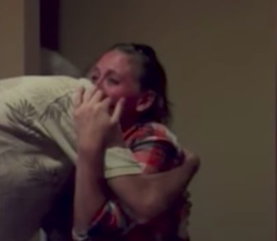 She says she always considered him a "second father figure" and that having him there was an amazing surprise.