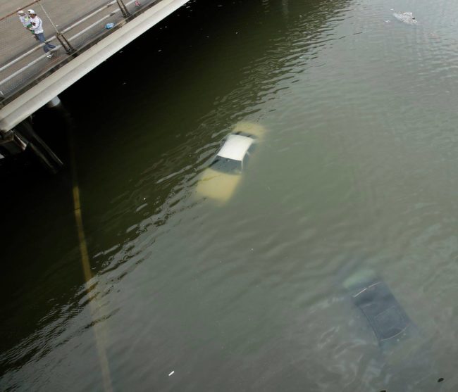 According to Acevedo, Perez drove for about two and a half hours trying to reach his station safely. Unfortunately, he lost his course and ended up in sixteen feet of water.