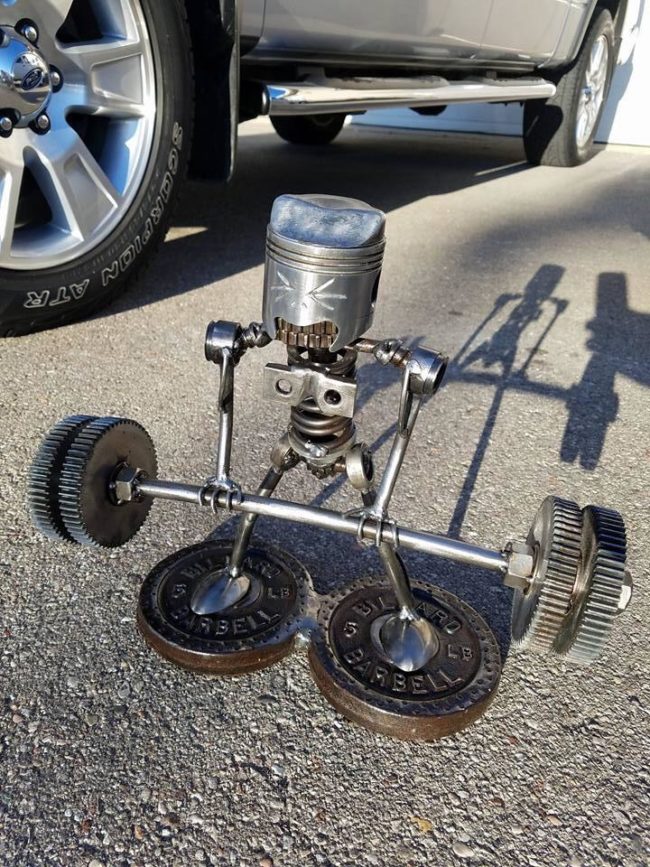 When you're a mechanic, being bored means welding something awesome.
