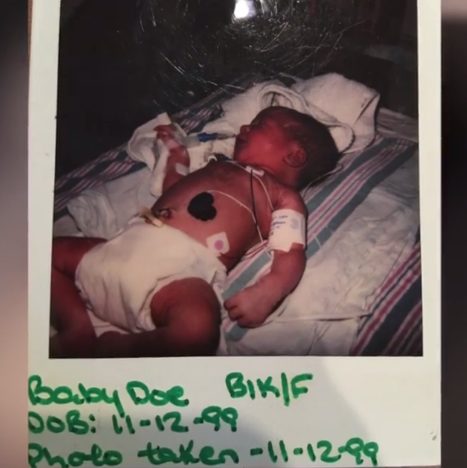 "Baby Doe” was taken to a hospital, where it was determined that she'd been born that day. The little girl turned out to be fine and was adopted a few weeks later, but McNair has always wondered what happened to her.