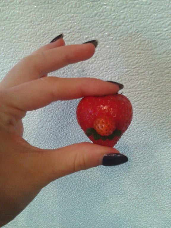 "It's a-me, strawberry Mario!"
