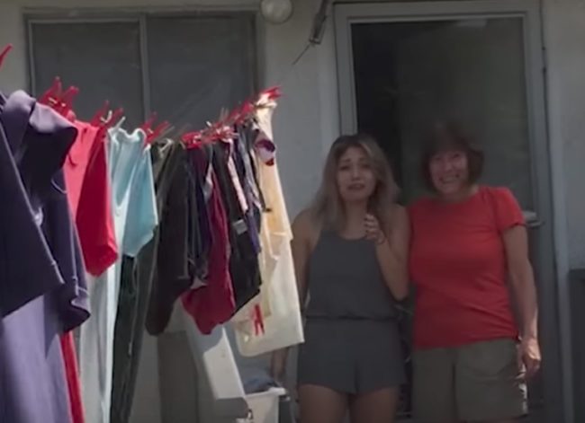 When he arrives, she and her mom know something is up immediately.