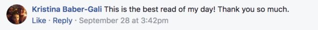 Moms in the comments could not get enough of her message.