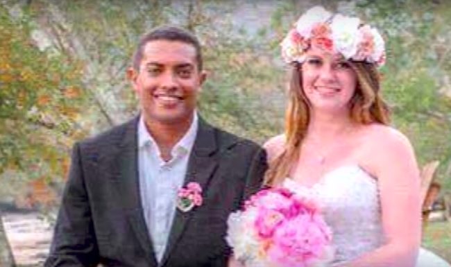He and his wife, Britt, had been married for less than a year, and she got pregnant the night before he went on deployment.