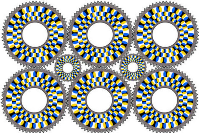 These gears aren't spinning, but your head probably is.