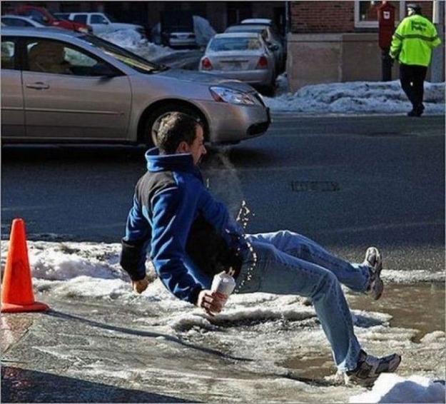 1. Taken before he had to sit on a donut for the rest of the year.