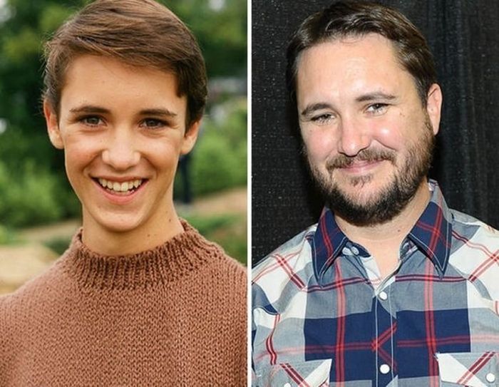 Wil Wheaton - 1987 and now.