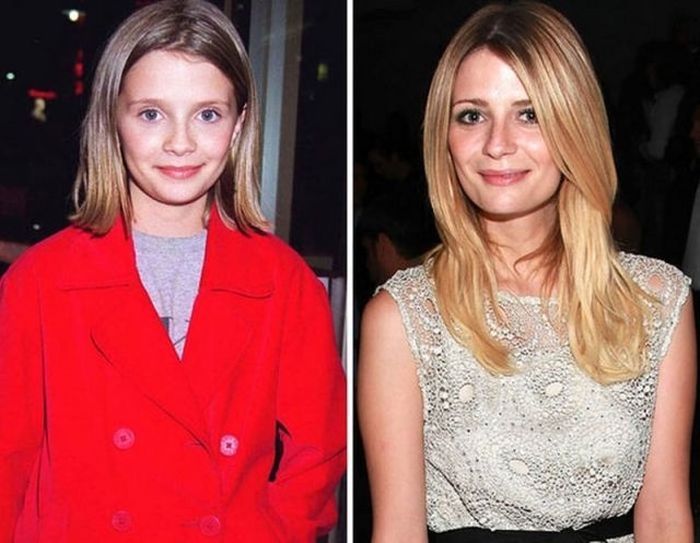 Mischa Barton - 1997 and now.