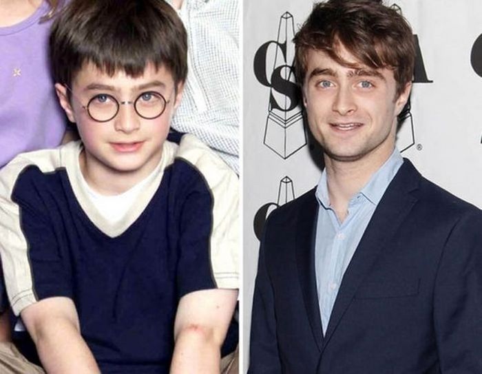 Daniel Radcliffe - 2000 and now.