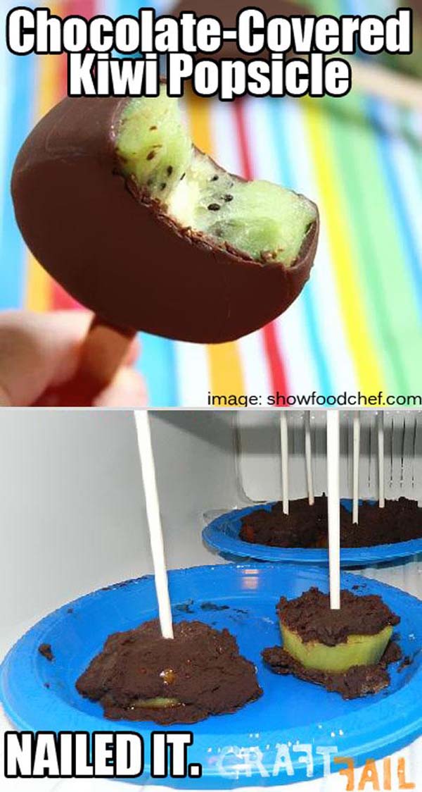 1.) Kiwi chocolate pops? Easy.