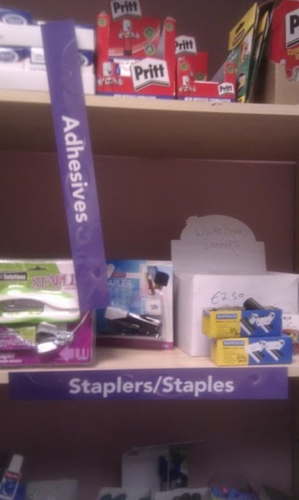 19.) You had ONE job, adhesives!