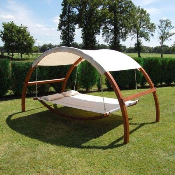 27.) Instead of baking while laying out in a hammock, you can just relax under this classy canopy.