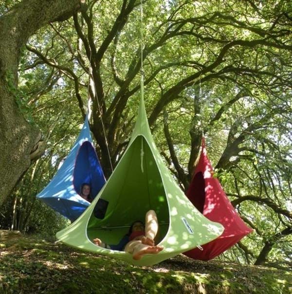 17.) "The Cacoon" is a tent-hammock ... and it might just be perfection.