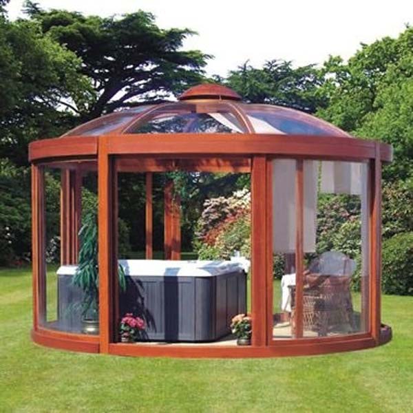 16.) If you had this gazebo, you would never go into your own house.