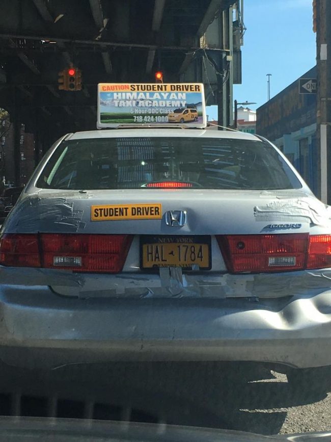 Oh, the things this poor car has seen.