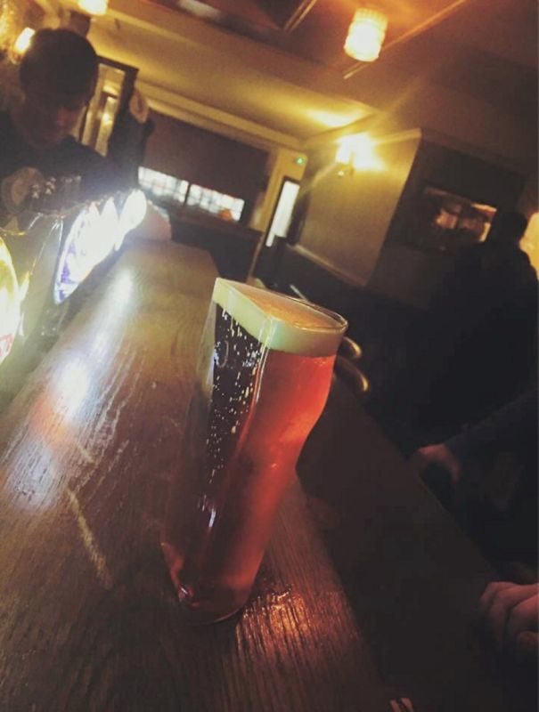 "When you ask for a half pint in Ireland they take it literally."